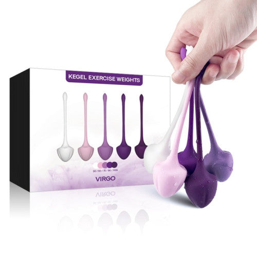 VIRGO Traning Set 5 silicone Kegel weighted balls