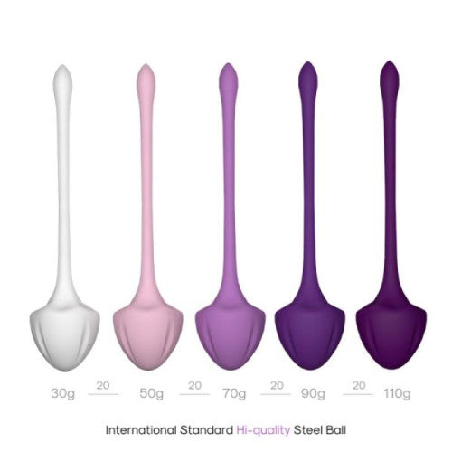 VIRGO Traning Set 5 silicone Kegel weighted balls
