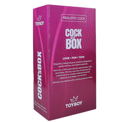 TOYBOY RICHARD TPE suction Dildo 18 cm