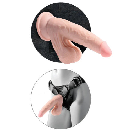 TOYBOY ZEUS Realistic Phallic dildo vibrator with suction 27.5 cm