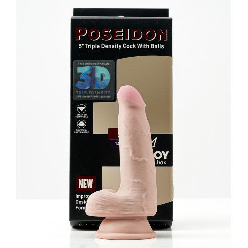TOYBOY POSEIDON Realistic Cock and balls suction Dildo 18 cm