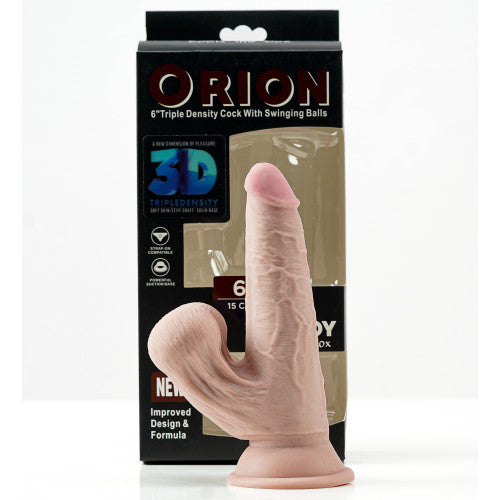 ORION Realistic cock with swinging balls Dildo 19 CM