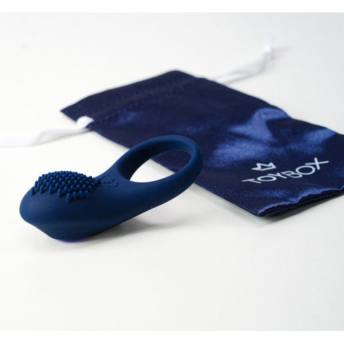 TOYBOX Sonic Blue vibrating penis ring ONE SIZE