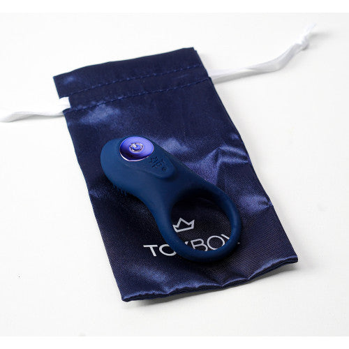 TOYBOX Sonic Blue vibrating penis ring ONE SIZE