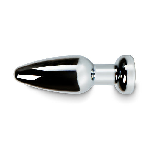 Remote Controlled Metal Vibrating Butt Plug 9.5x3.7 cm