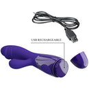 PRETTY LOVE SNAPPY YOUTH rechargeable Rabbit vibrator 19 cm