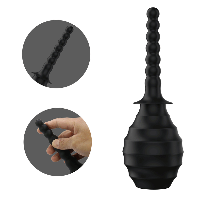 MRPLAY ANAL DOUCHE BLKM7 soft Flex beaded 330 ml