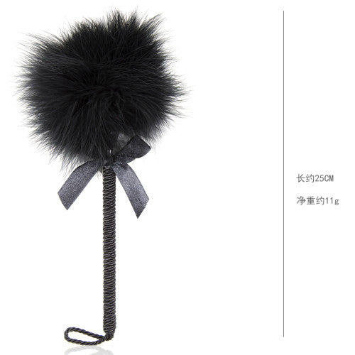 Nylon Rope Wand with Bowknot Feather Tickler