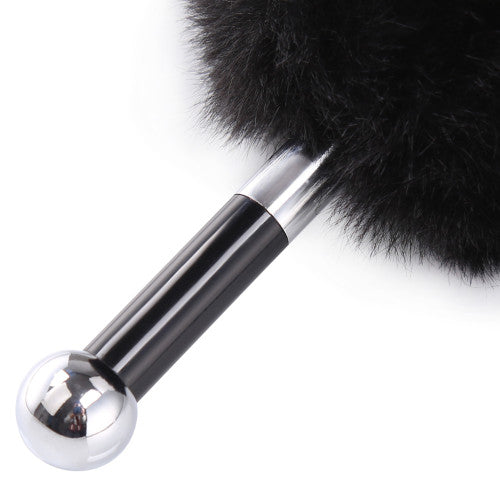 NAUGHTY TOYS Black Faux Fur with acrylic metal wand