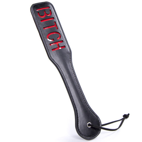 Naughty Toys BITCH spanking leather Paddle 32 cm