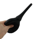 Black silicone anal cleaner enemator bulb