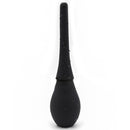 Black silicone anal cleaner enemator bulb