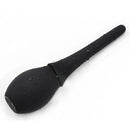 Black silicone anal cleaner enemator bulb