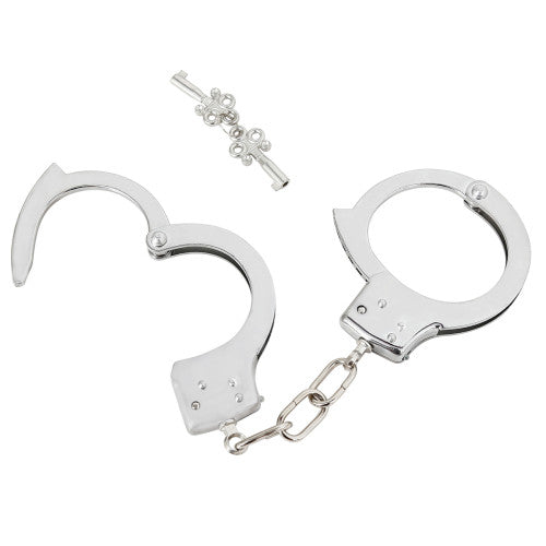 NAUGHTY TOYS heavy steel Police cuffs 220gr