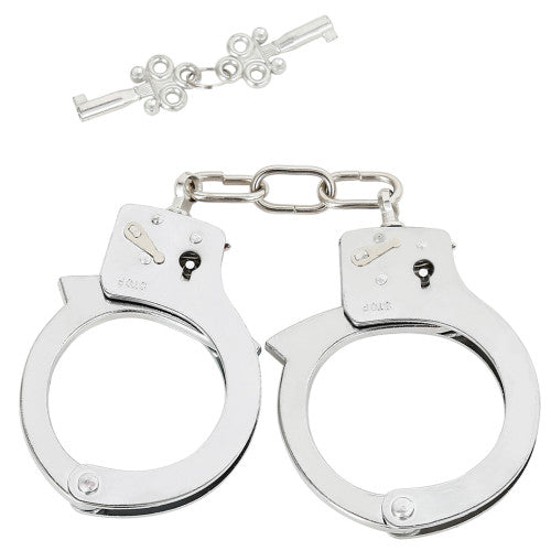 NAUGHTY TOYS heavy steel Police cuffs 220gr