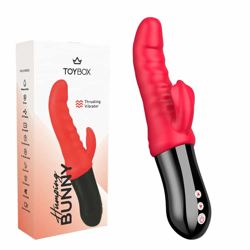 Toybox Humping Bunny Vibrator – Red