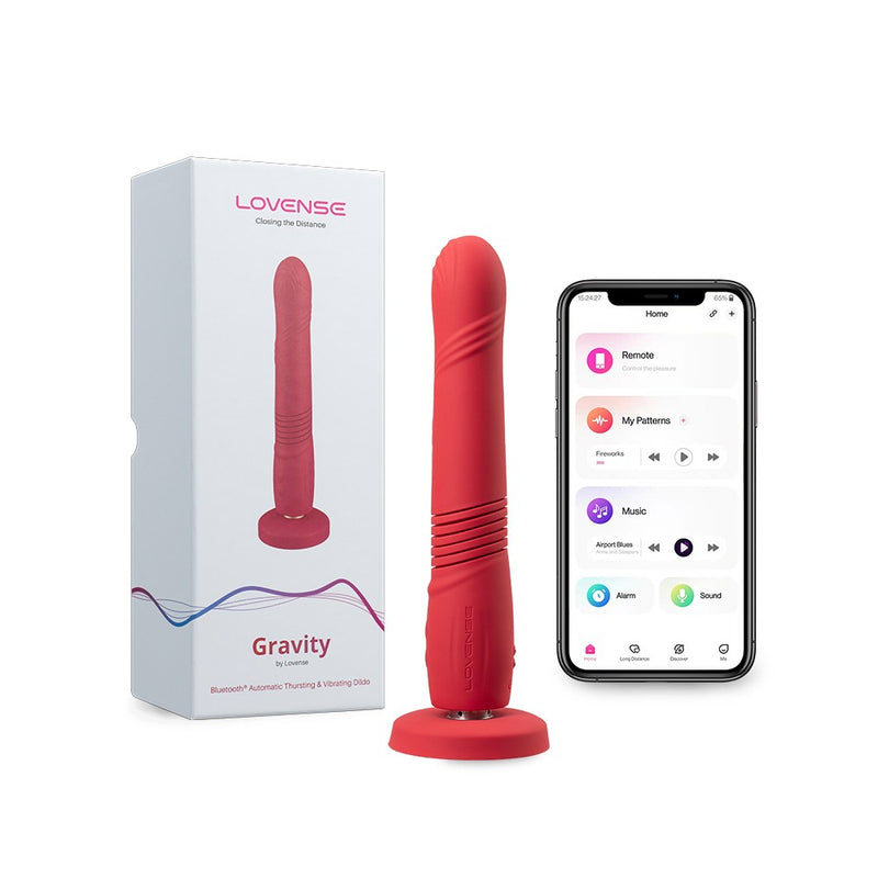Lovense Gravity Thrusting & Vibrating Dildo