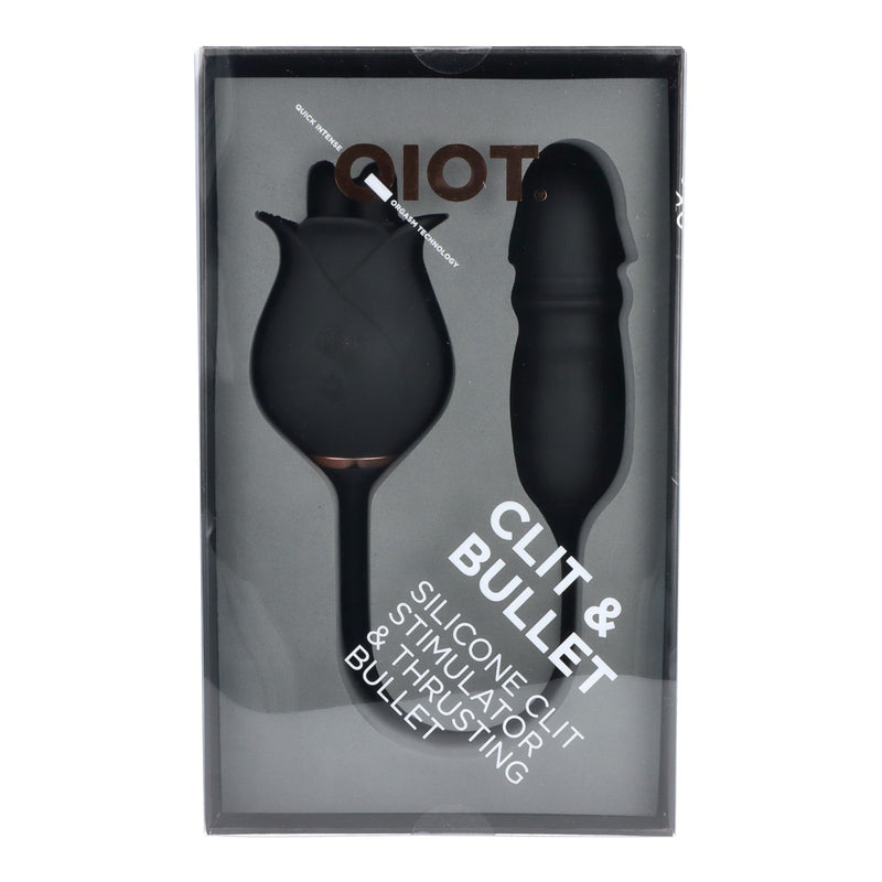 Virgite Qiot Clitoral Stimulator with Thrusting Bullet