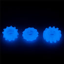 Lovetoy Lumino Play Set of 3 Penis Rings – Blue Glow