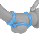 Lovetoy Lumino Play Set of 3 Penis Rings – Blue Glow
