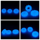 Lovetoy Lumino Play Set of 3 Penis Rings – Blue Glow