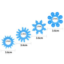 Lovetoy Lumino Play Set of 4 Penis Rings – Blue Glow