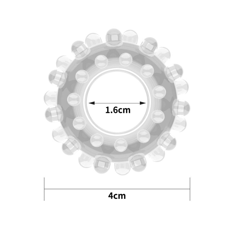 Lovetoy Power Plus Penis Ring Transparent (1.6 cm)