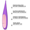 LELO DOT Travel Clitoral Vibrator Purple