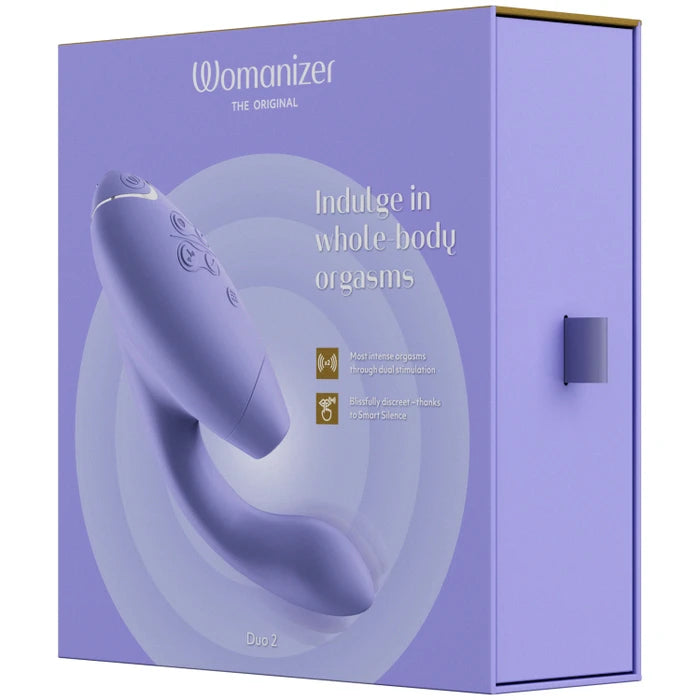 Womanizer Duo 2 Διεγέρτης Κλειτορίδας και Σημείου G Μωβ