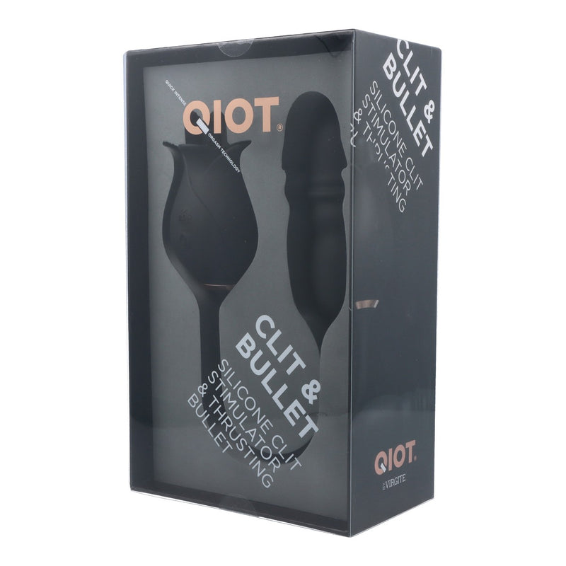 Virgite Qiot Clitoral Stimulator with Thrusting Bullet