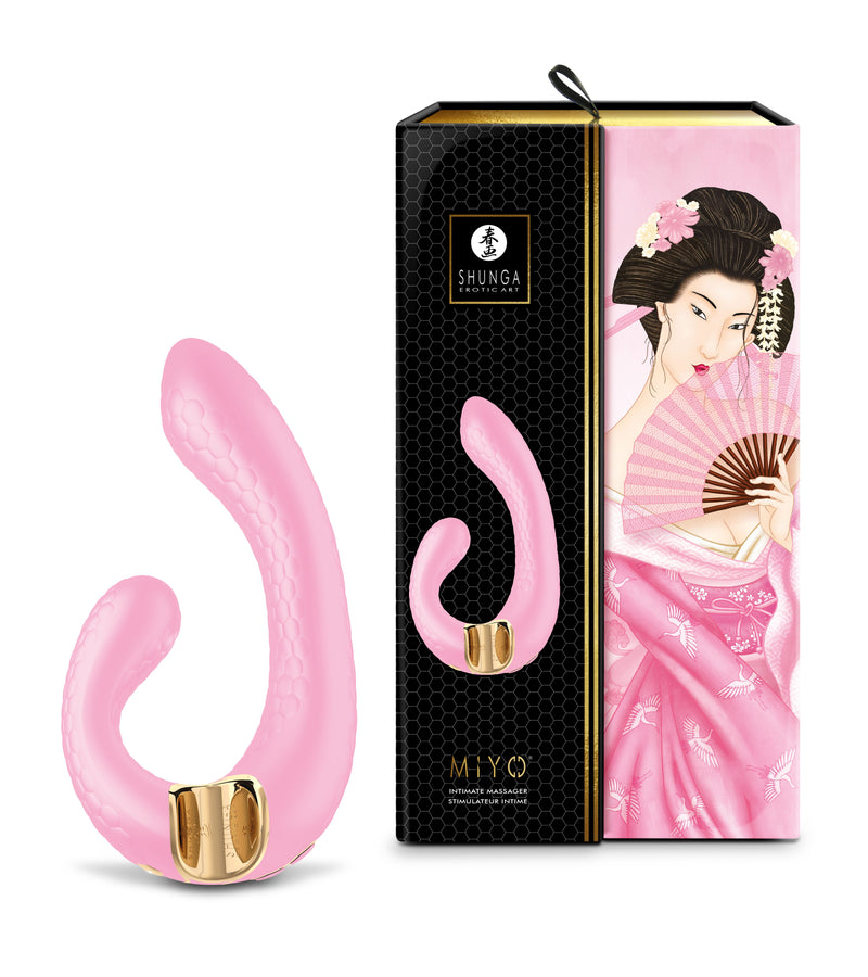 Shunga Miyo USB Massager – Rose