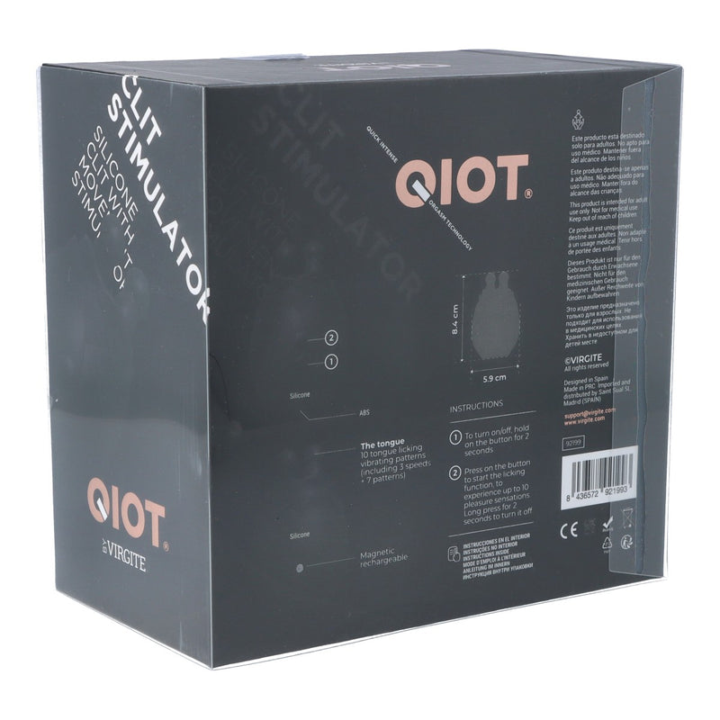 Virgite Quiot Clit Stimulator – Dual Motor Tongue Style Vibrator