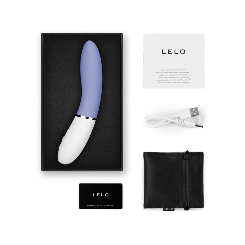 Lelo Liv 3 App Controlled G Spot Massager POWDER BLUE