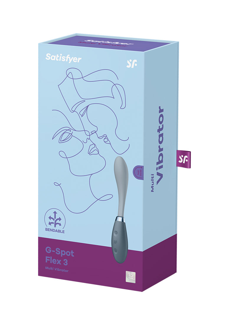 Satisfyer G Spot Flex 3 Vibrator Grey
