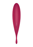 Satisfyer Twirling Pro Connect App Dark Red Hybrid Air Pulse Vibrator