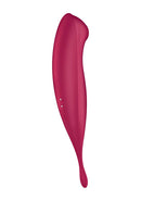 Satisfyer Twirling Pro Connect App Dark Red Hybrid Air Pulse Vibrator