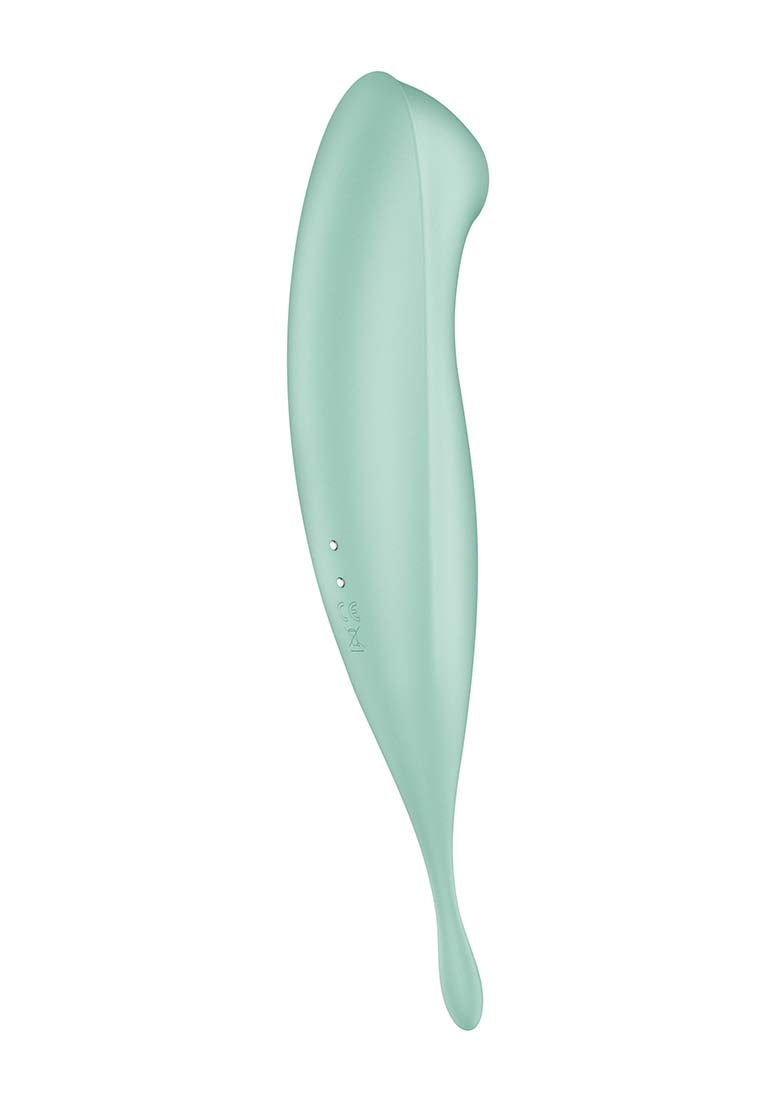 Satisfyer Twirling Pro Air Pulse Stimulator & Vibrator App Green