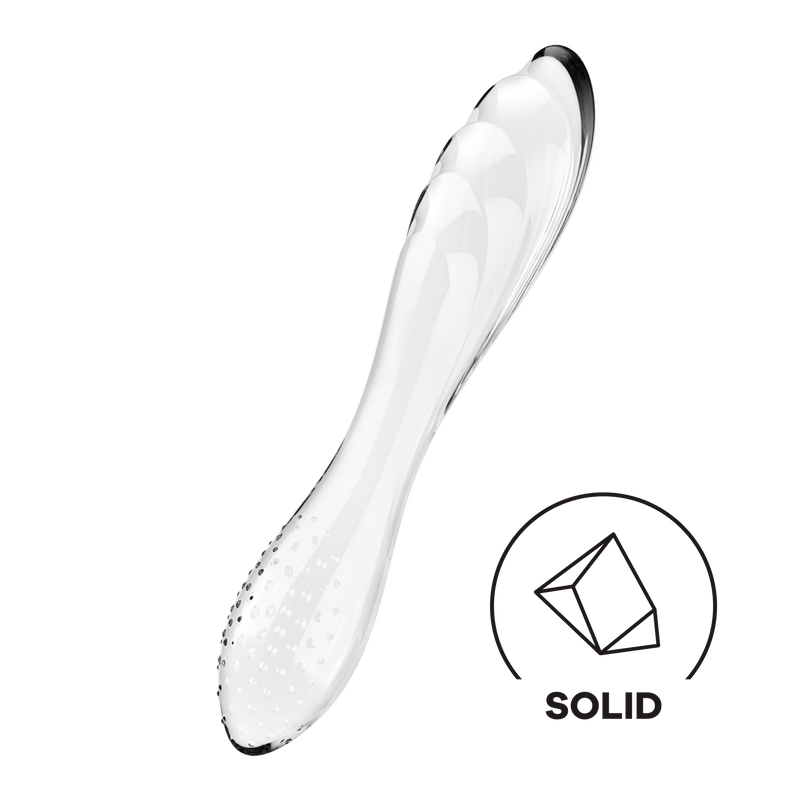 Satisfyer Dazzling Crystal 1 Glass Dildo Clear