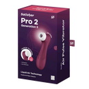 Pro 2 Generation 3 - Double Air Pulse Vibrator - Liquid Air - Wine Red