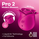 Pro 2 - Modern Blossom - Air Pulse Vibrator - Modern Pink