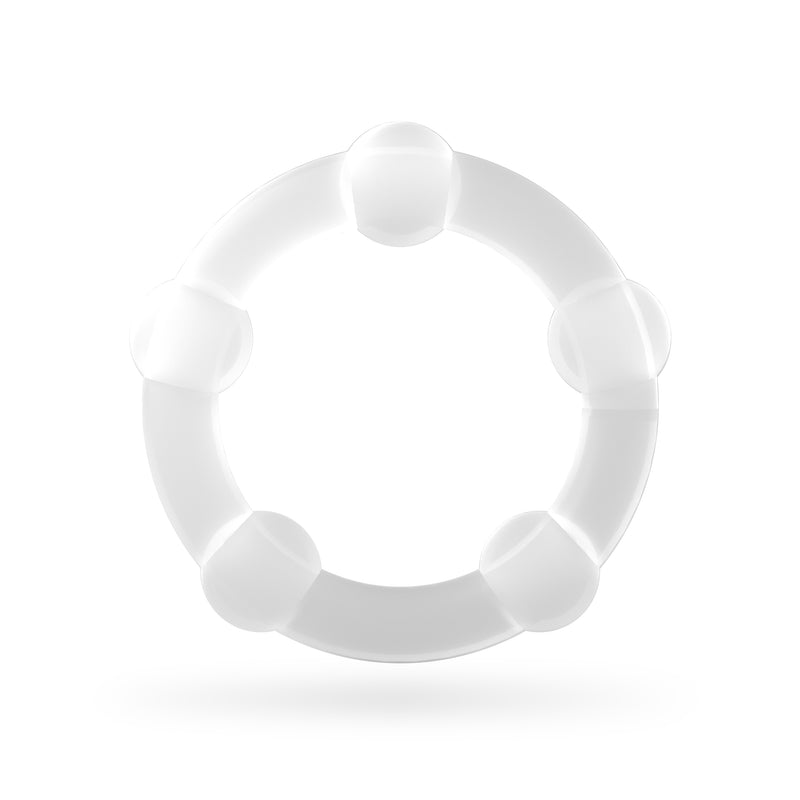 Crushious Triple Bead Cockring Set – Clear
