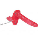 Red Double Strap On with Vibration Bad Kitty