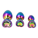 Pick&Love Rainbow Crystal Butt Plug Set