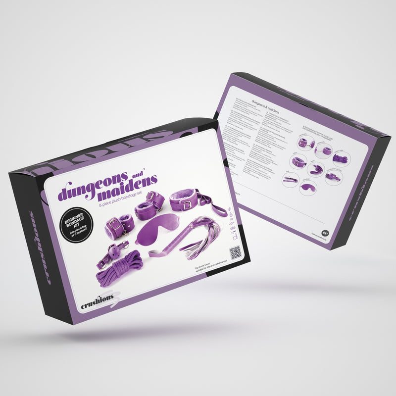 Crushious Punisher 8-Piece Bondage Kit Purple