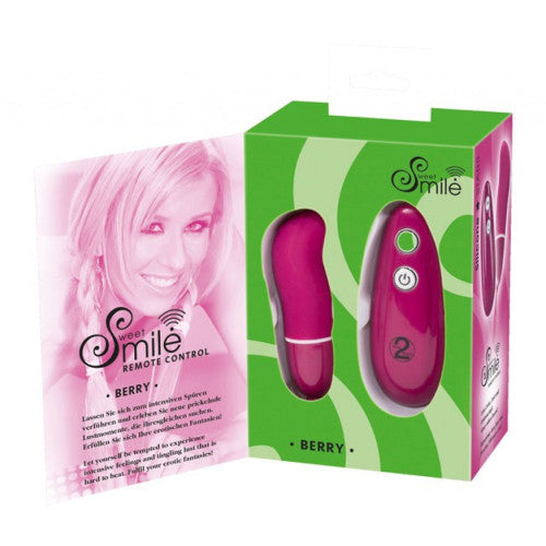Sweet Smile Wireless Remote Controlled Bullet Vibe Berry