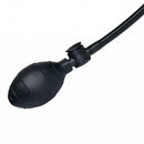 True Black Vibrating inflatable Anal Plug