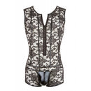 Floral Lace Body with Wetlook Elements