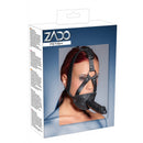 Zado Leather Head Harness with Dildo