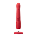 Gravity - App-controlled Automatic Thrusting and Vibrating Dildo - Red