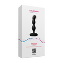 Ridge - App-controlled Vibrating and Rotating Anal Beads - Black